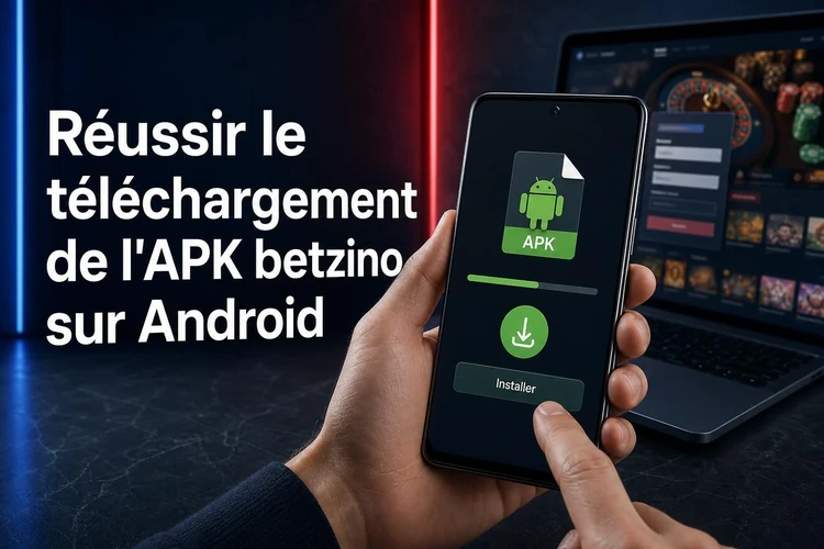 Réussir le téléchargement de l'APK betzino sur Android