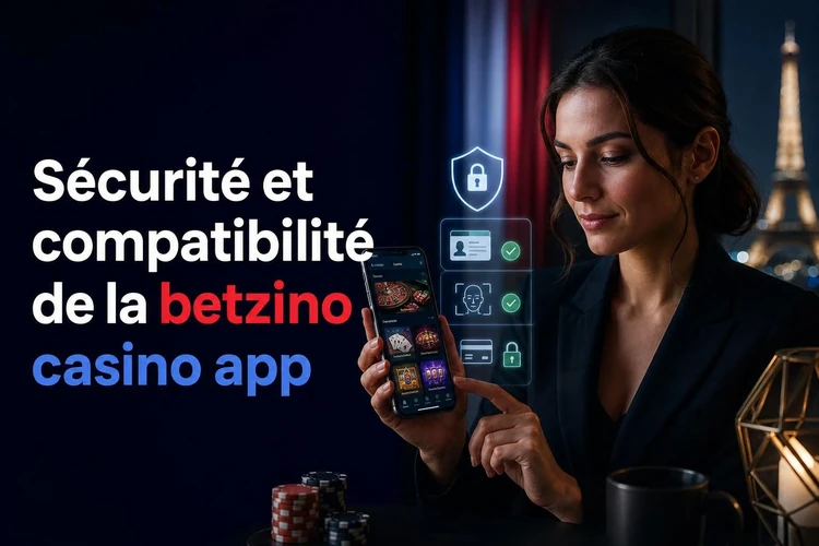 Sécurité et compatibilité de la betzino casino app