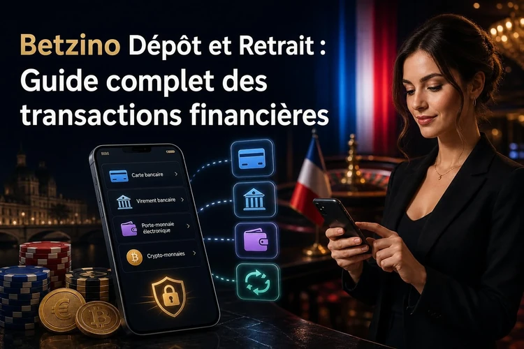 Betzino Dépôt et Retrait : Guide complet des transactions financières